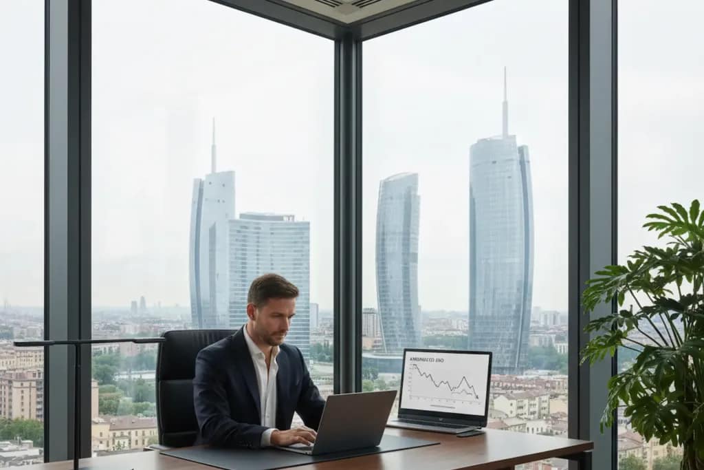 Assicurazione Credito - Credit manager a Milano monitora l'efficienza degli incassi aziendali.