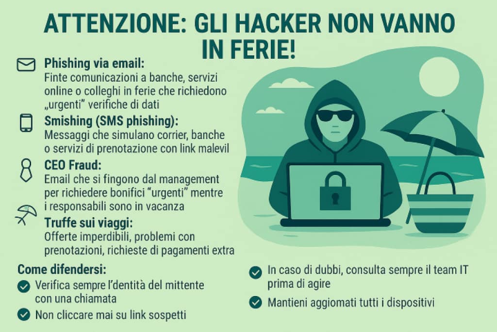 Assicurazioni Cyber - rischi cyber hacker non vanno in ferie