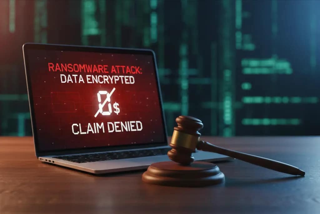 Assicurazione Cyber - ransom attack claim denied