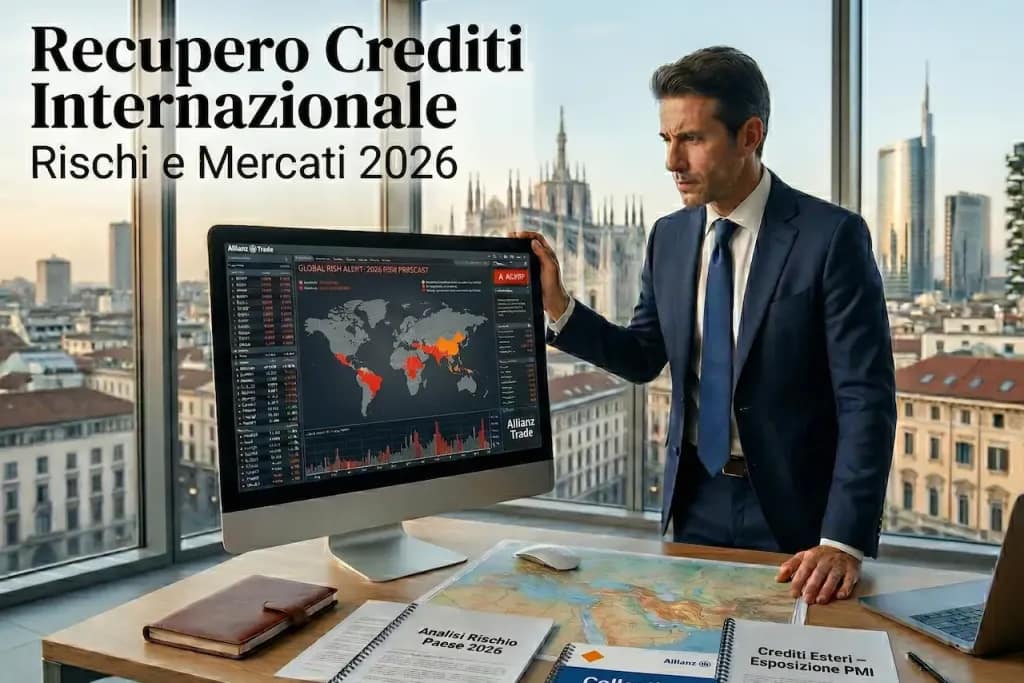 Assicurazione Credito - Mappa del rischio di recupero crediti internazionale 2026 - Allianz Trade Collection Complexity