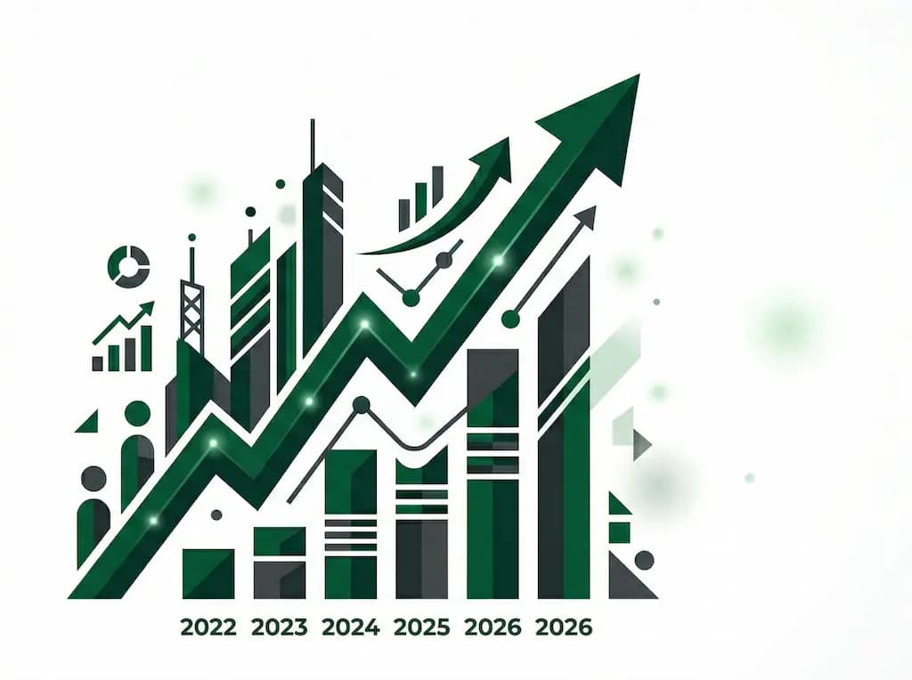Grafico insolvenze aziendali Italia ed Europa 2022–2026 — trend in crescita
